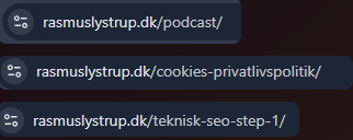 URL optimering